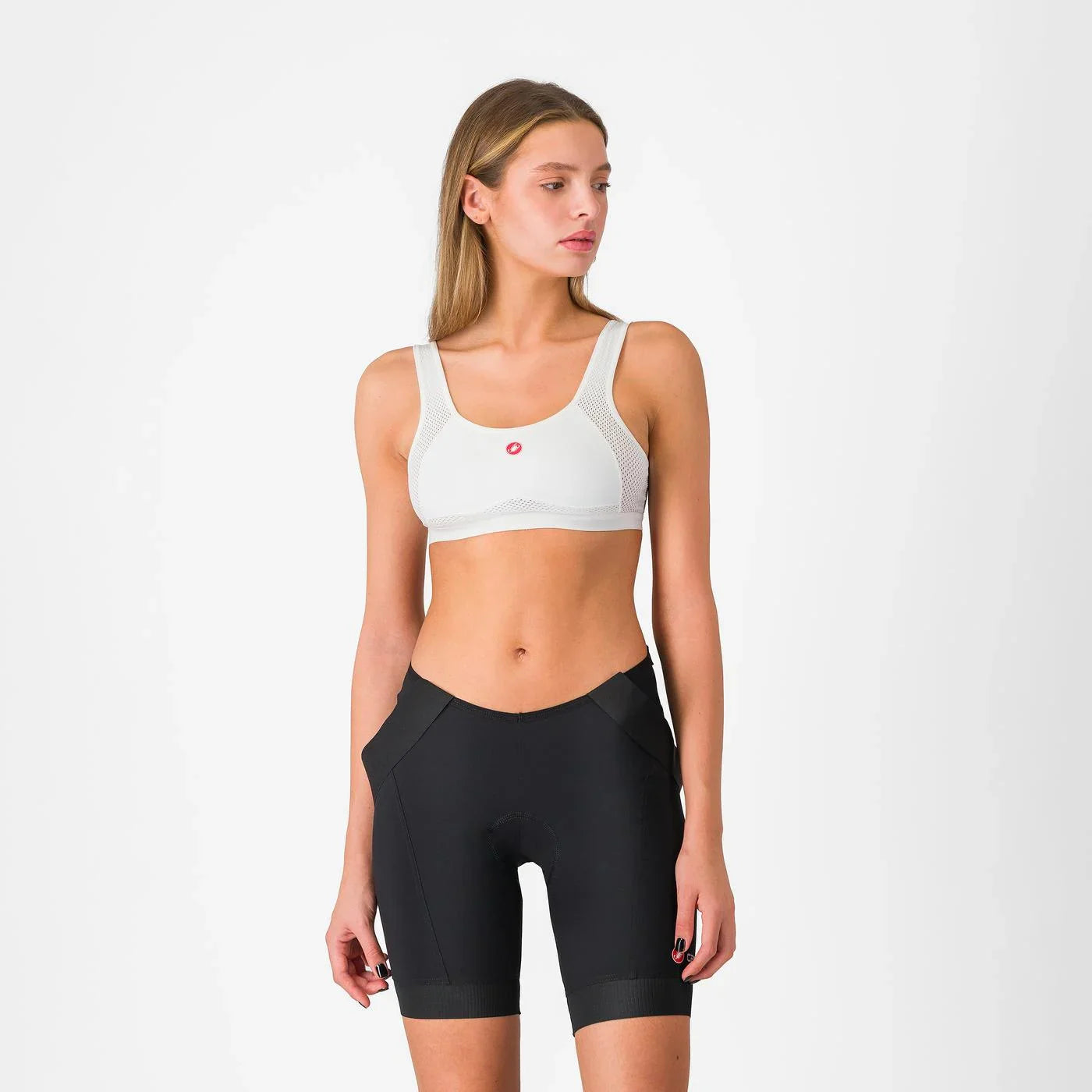Peto Ciclismo Castelli Rosso Corsa Blanco