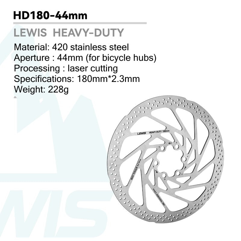 Discos de freno bicicleta Lewis heavy duty 2.3mm
