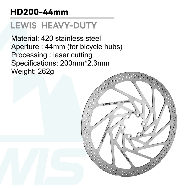 Discos de freno bicicleta Lewis heavy duty 2.3mm