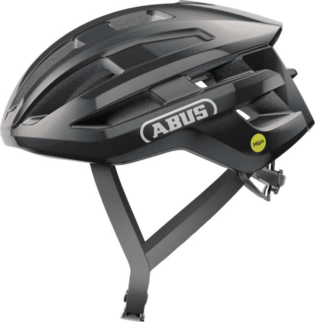 Casco de Bicicleta Adulto ABUS POWERDOME Mips negro brillante