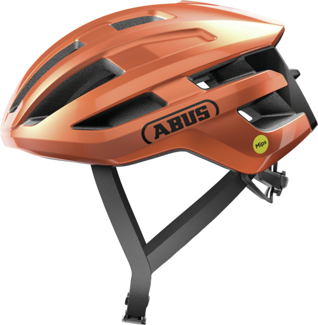 Casco Bicicleta Adulto Abus POWERDOME Mips Naranjo