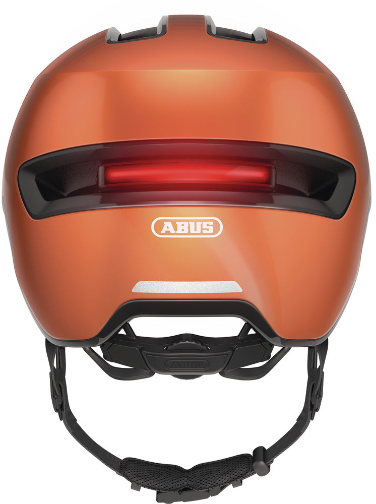 Casco de Bicicleta Adulto ABUS HUD-Y naranjo