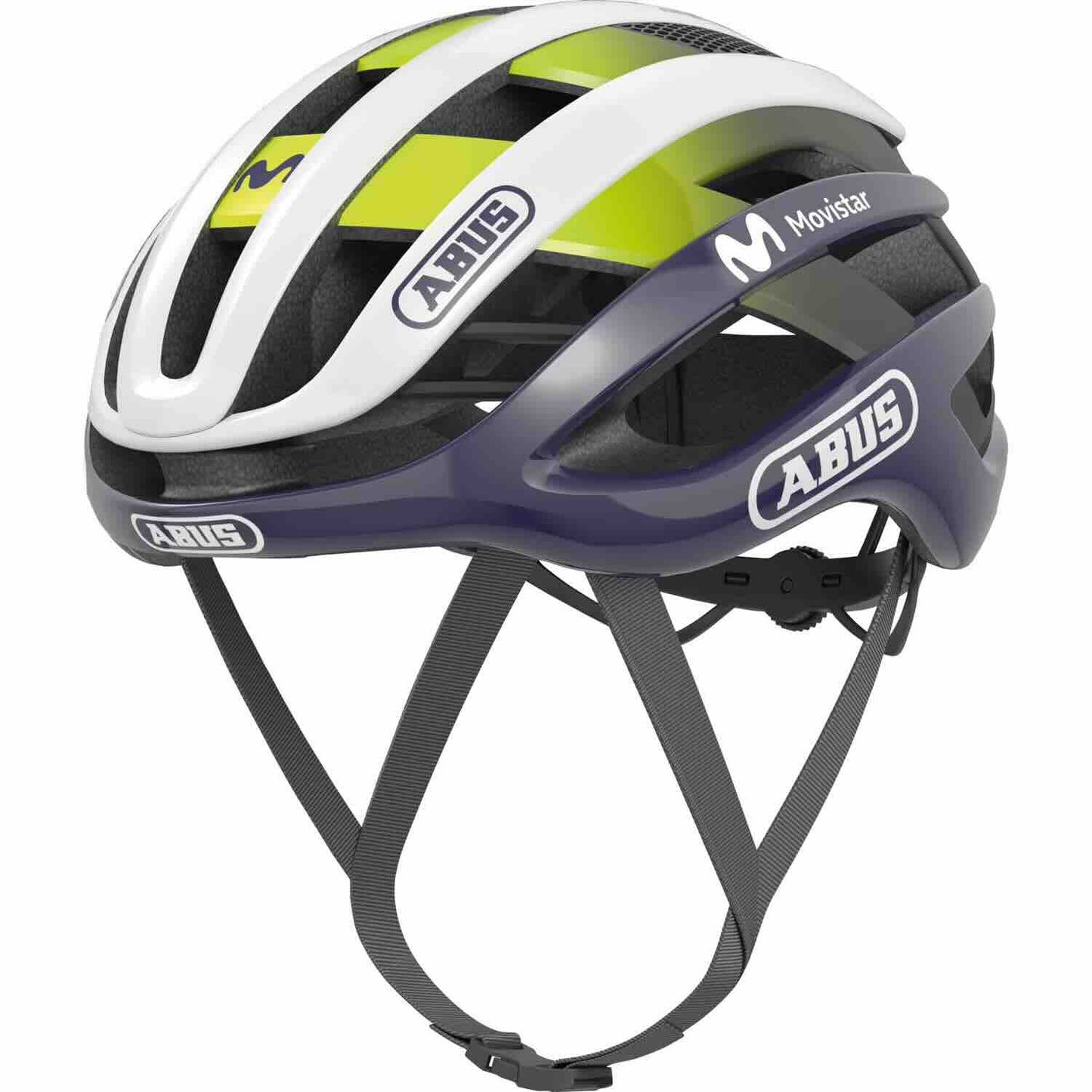 Casco de Bicicleta ABUS AIRBREAKER movistar team talla S