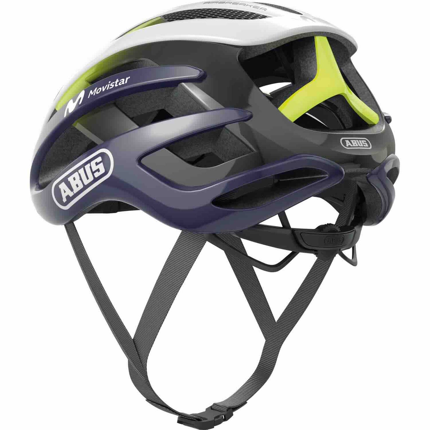 Casco de Bicicleta ABUS AIRBREAKER movistar team talla S