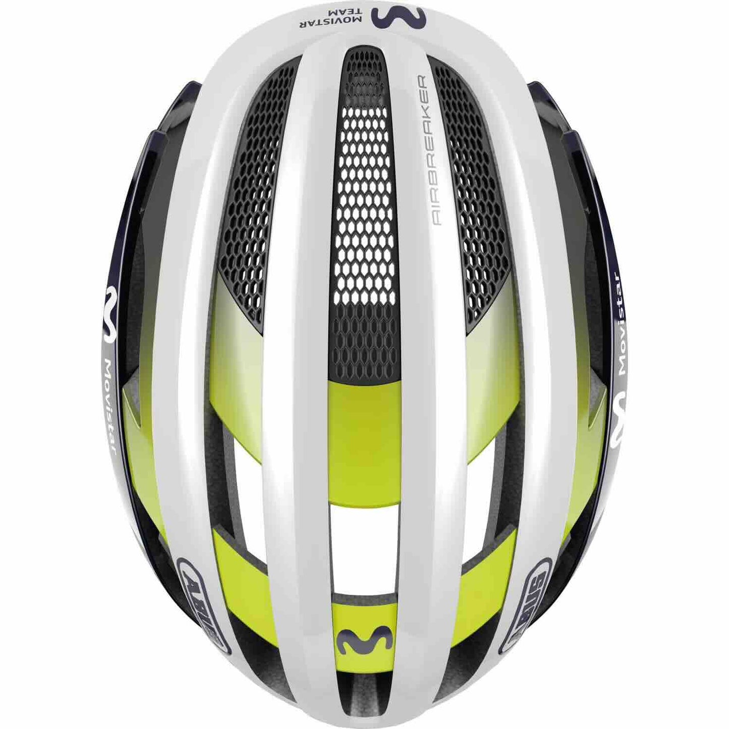 Casco de Bicicleta ABUS AIRBREAKER movistar team talla S
