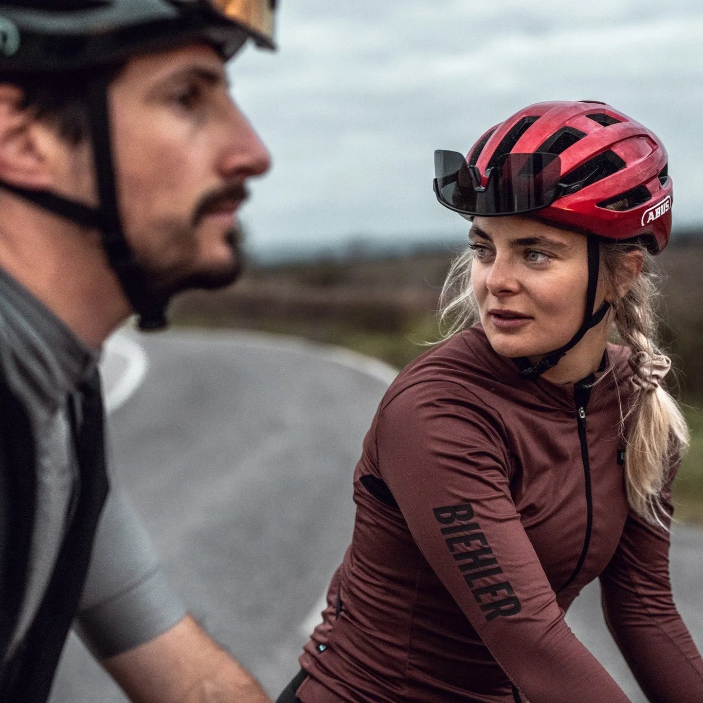 Casco de Bicicleta Adulto ABUS POWERDOME rojo