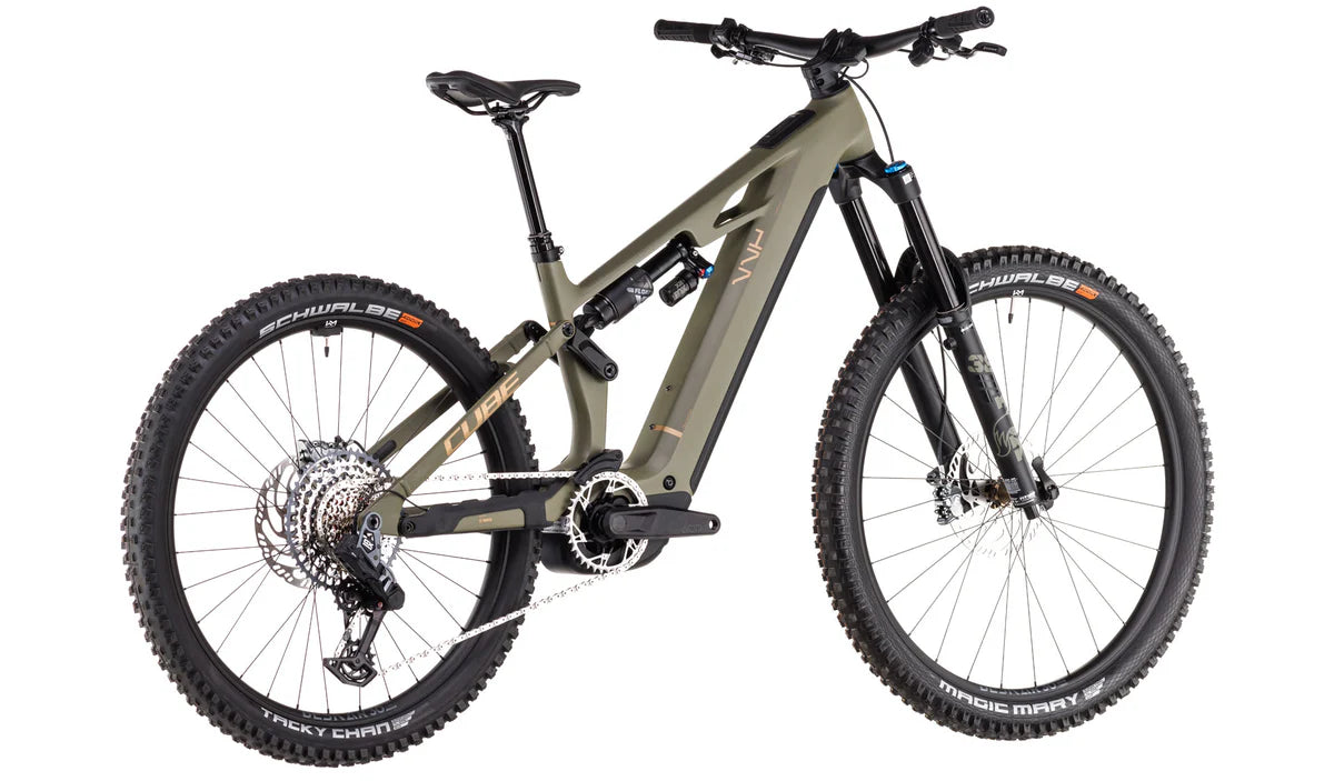 Bicicleta Cube Stereo Hybrid ONE77 HPC TM 800 dustyolive´n´gold / PREVENTA
