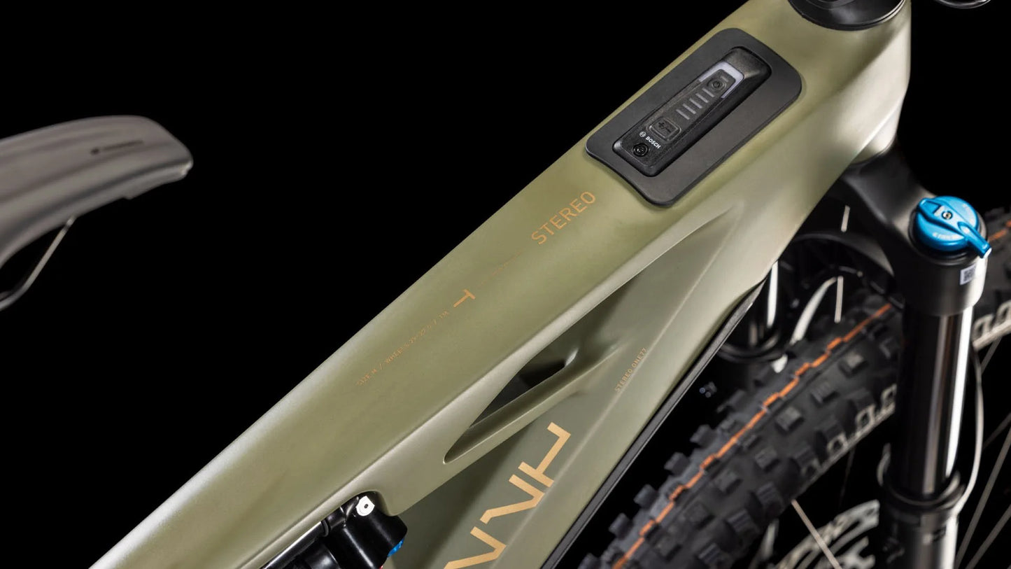 Bicicleta Cube Stereo Hybrid ONE77 HPC TM 800 dustyolive´n´gold / PREVENTA