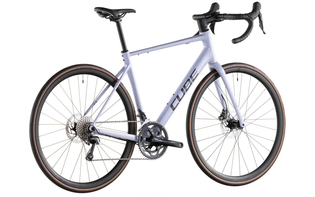 Bicicleta Cube Attain C:62 Race plumgrey´n´brink