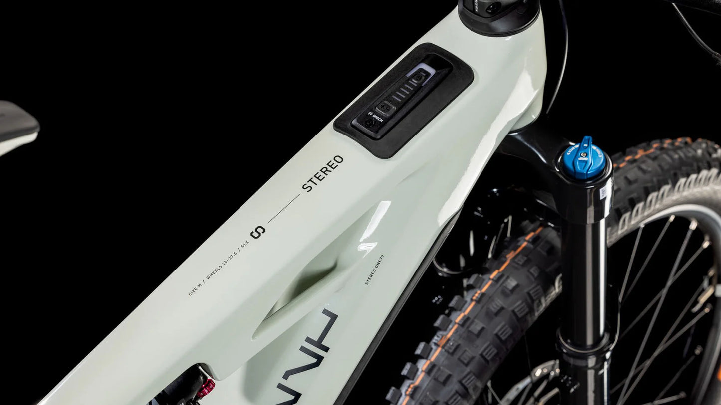 Bicicleta Cube Stereo Hybrid ONE77 HPC SLX 800 desertstone´n´black