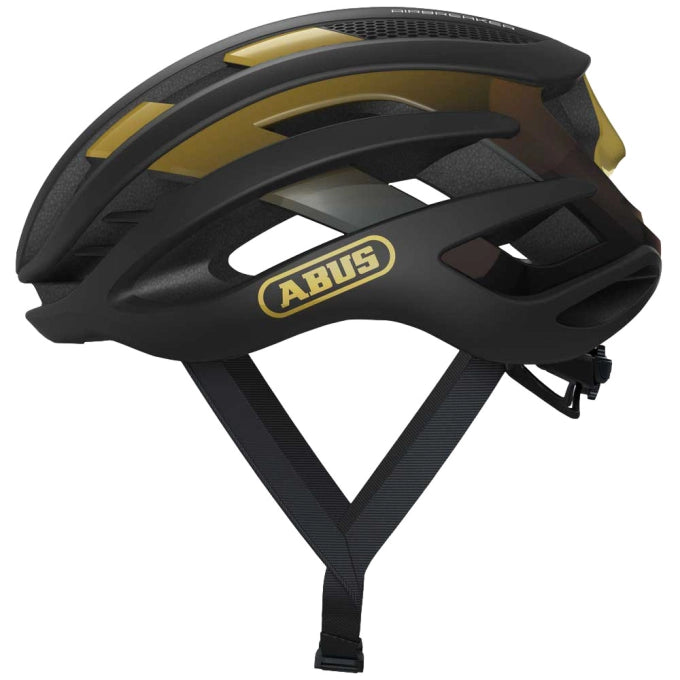 Casco de Bicicleta Adulto ABUS AIRBREAKER negro dorado