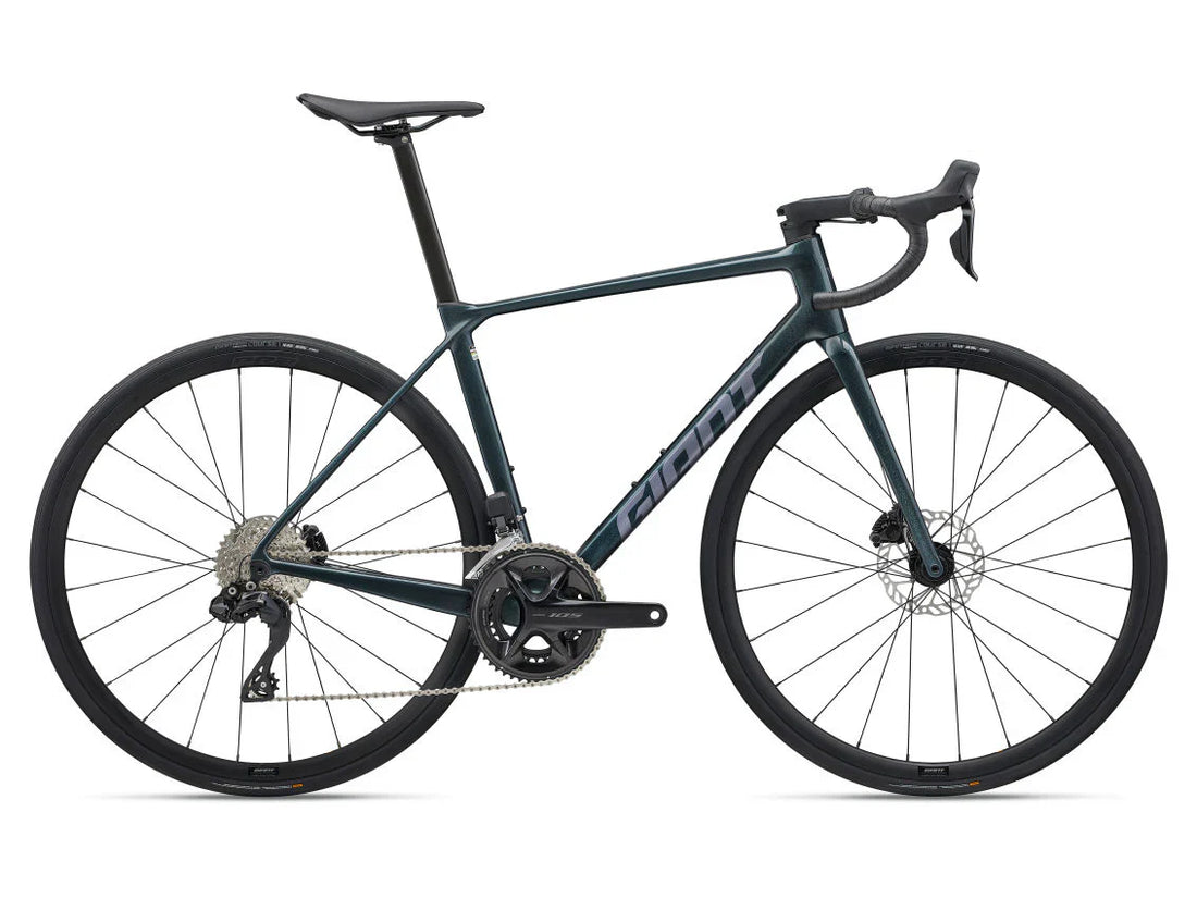 Bicicleta Ruta Giant TCR Advanced 1-PC Asphalt Green