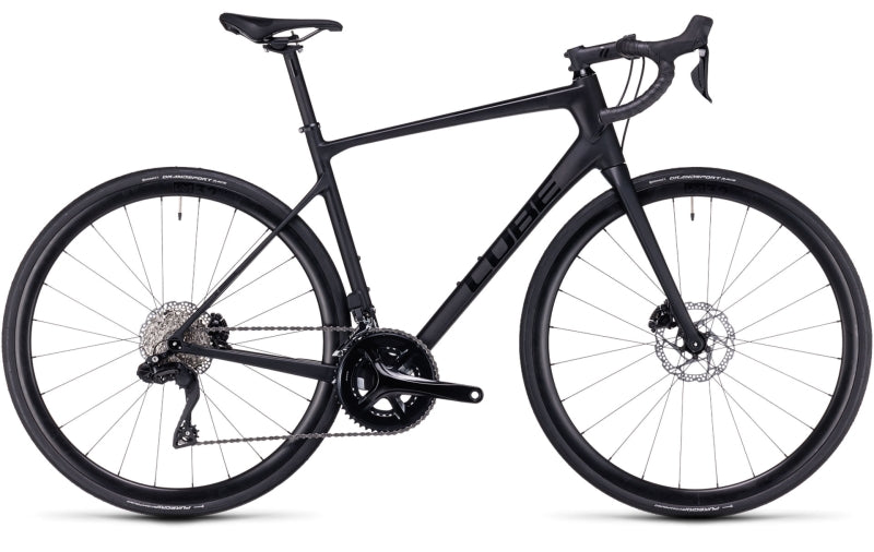 Bicicleta Ruta cube ATTAIN GTC SLX  Carbon´n´Black