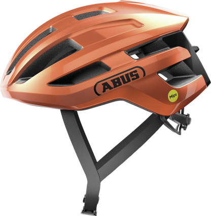 Casco Bicicleta Adulto Abus POWERDOME Mips Naranjo