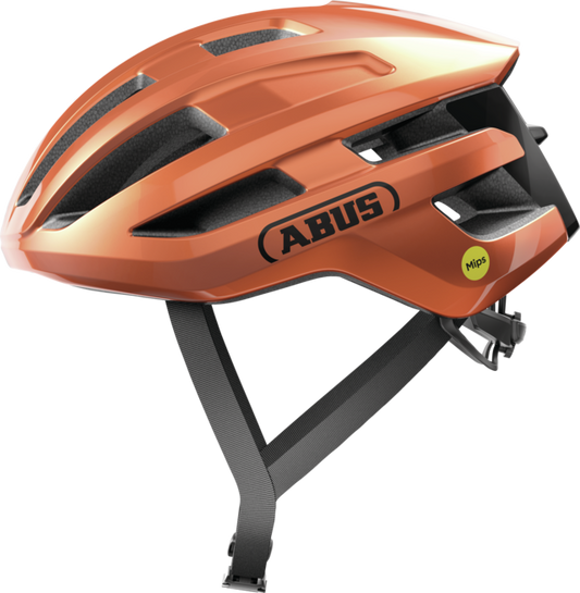 Casco Bicicleta Adulto Abus POWERDOME Mips Naranjo