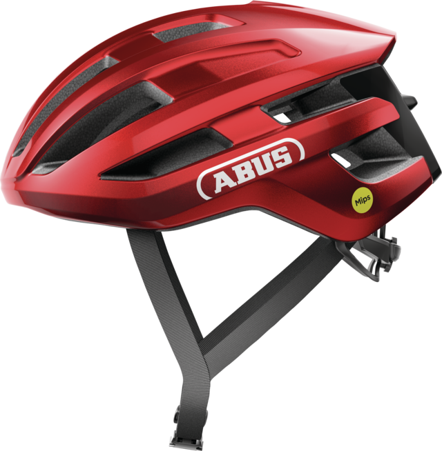 Casco Bicicleta Adulto Abus POWERDOME Mips Rojo Blaze