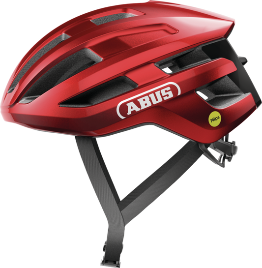 Casco Bicicleta Adulto Abus POWERDOME Mips Rojo Blaze