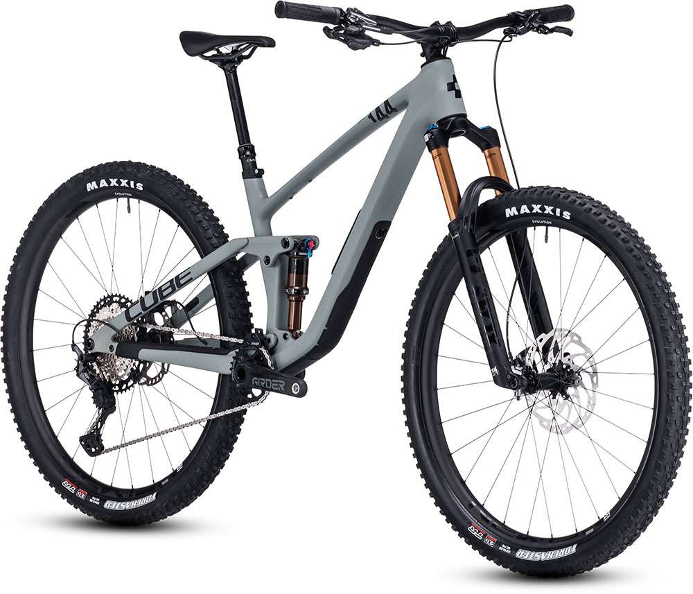 Bicicleta CUBE Stereo ONE44 C:62 Race swampgrey´n´black