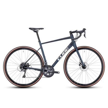 Bicicleta Ruta cube ATTAIN DEEPBLUE´N´WHITE