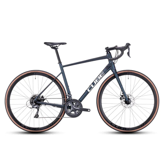 Bicicleta Ruta Cube ATTAIN DEEPBLUE´N´WHITE