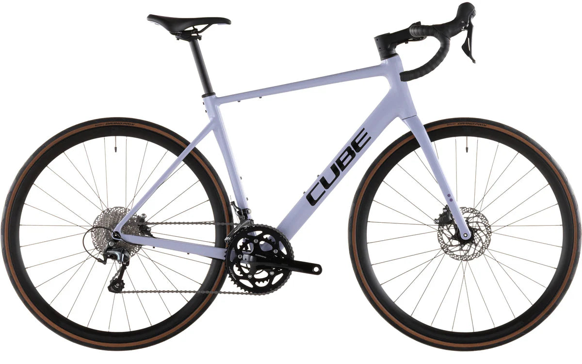 Bicicleta Cube Attain C:62 Race plumgrey´n´brink