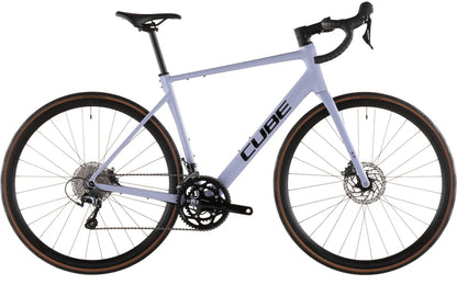 Bicicleta Cube Attain C:62 Race plumgrey´n´brink