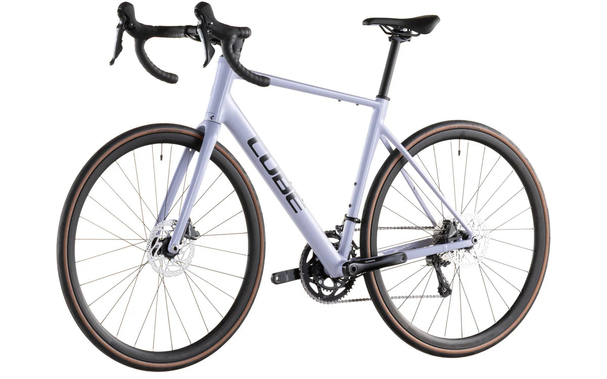 Bicicleta Cube Attain C:62 Race plumgrey´n´brink