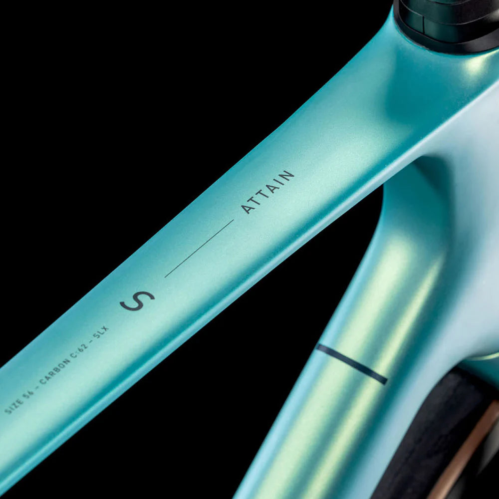 Bicicleta Cube Attain C:62 SLX lagoon´n´black