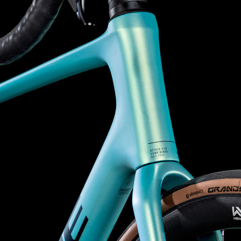 Bicicleta Cube Attain C:62 SLX lagoon´n´black