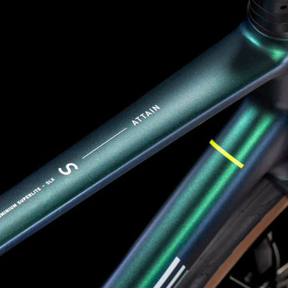 Bicicleta Cube Attain SLX goblin´n´yellow