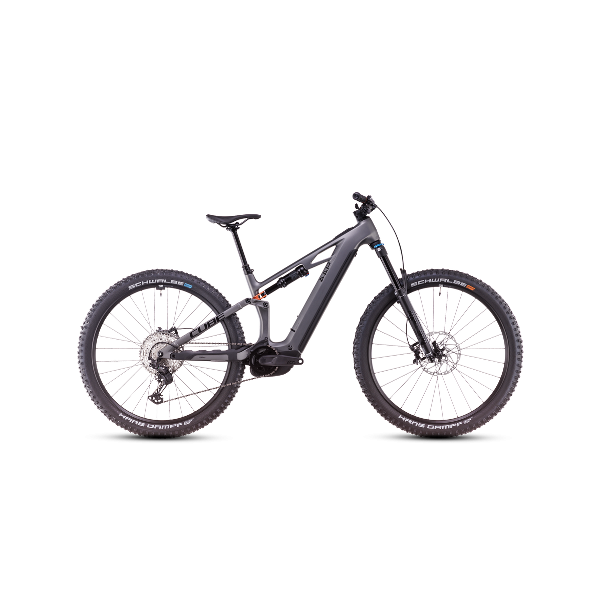 Bicicleta Cube Stereo Hybrid ONE44 HPC SLX 800 slabgrey´n´orange