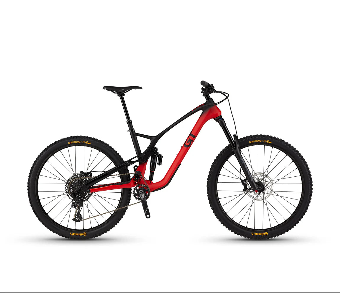 Bicicleta Mtb Gt Force Carbon Elite Negro Rojo - Main Image