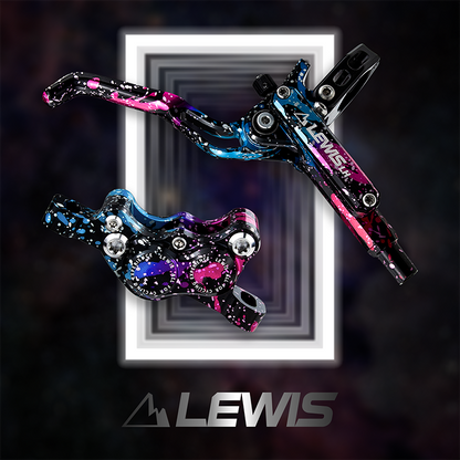 Frenos de bicicleta lewis LH4 4 pistones ( Set ) NEBULA