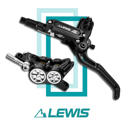 Frenos Lewis AE 4 pistones Black