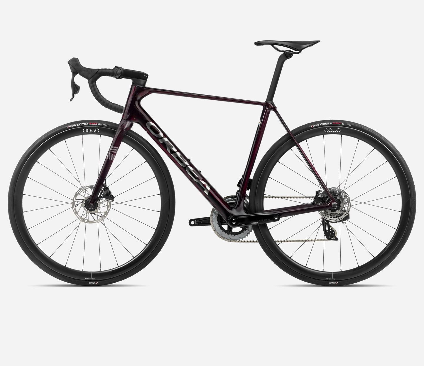 Bicicleta Ruta Orbea ORCA M31 ETEAM PWR Burdeos-Titanio
