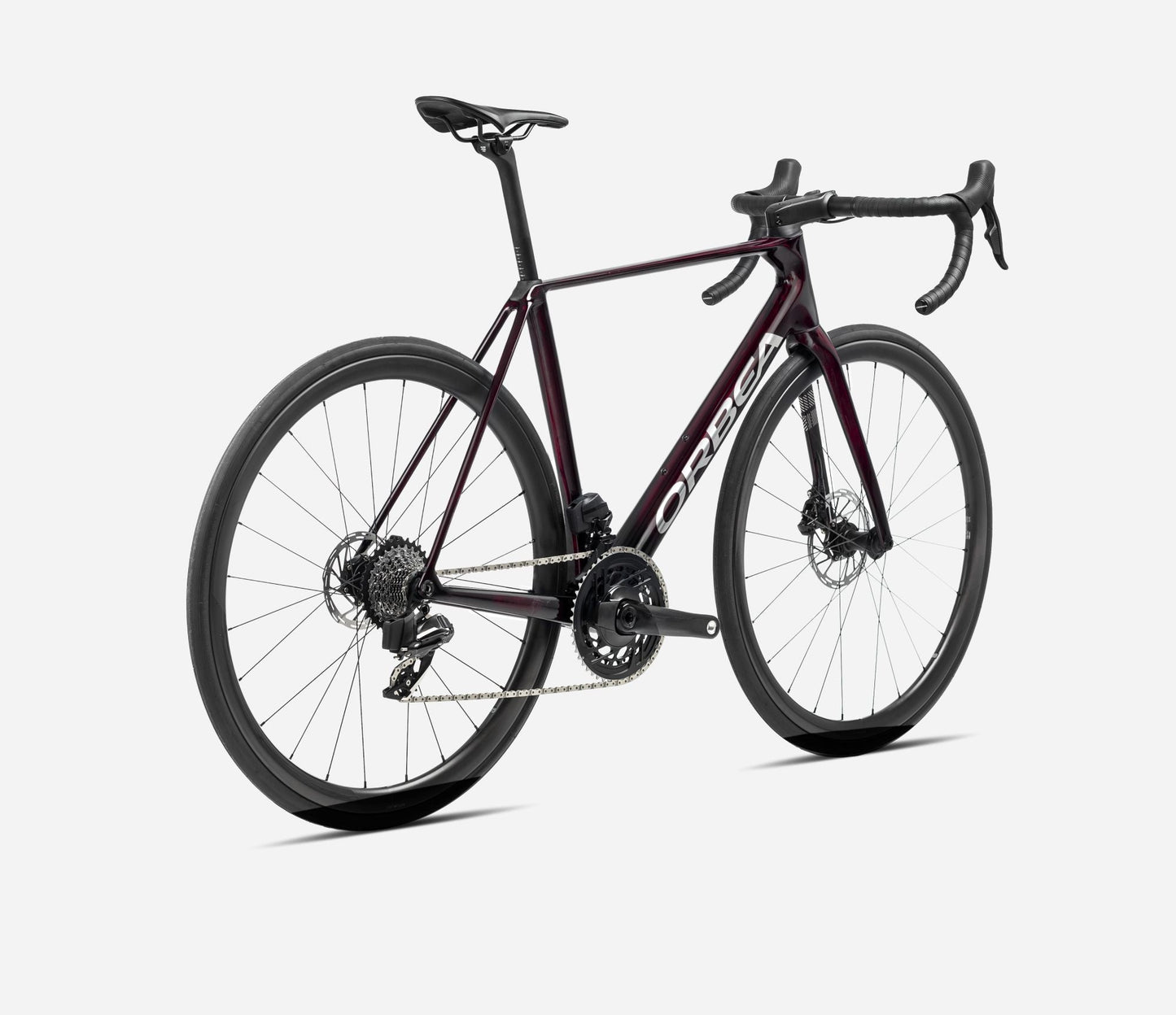 Bicicleta Ruta Orbea ORCA M31 ETEAM PWR Burdeos-Titanio