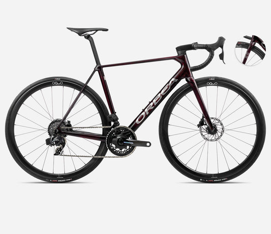 Bicicleta Ruta Orbea ORCA M21eTEAM PWR Wine Red-Titanium