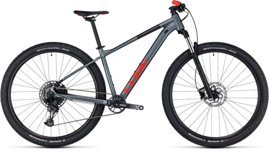 Bicicleta mtb cube ANALOG Flashgrey 'n' Red