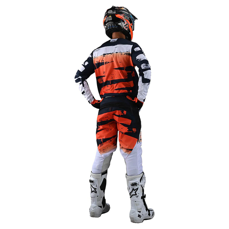 Pantalón de moto GP Brushed Team Navy/Orange Troy Lee Designs