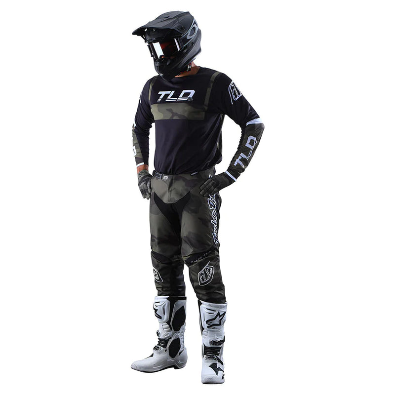 Pantalón de moto GP Brazen Camo Army Green Troy Lee Designs