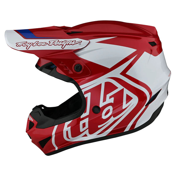 Casco de Moto GP Youth Overload Red/White Troy Lee Designs