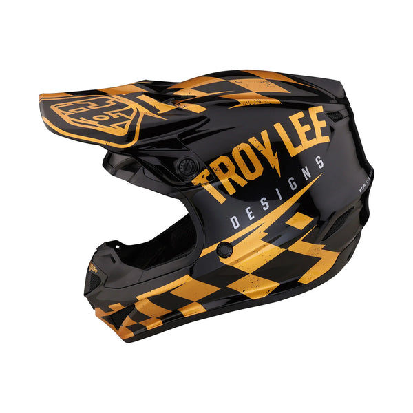 Casco de Moto SE4 Polyacrylite Youth Race Shop Black Troy Lee Designs