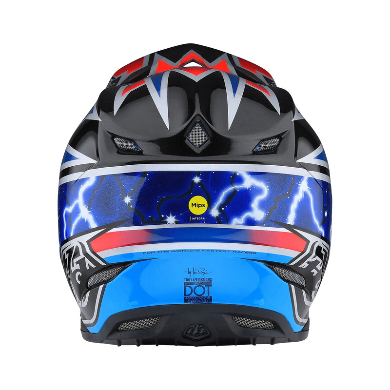 Casco de Moto SE5 Composite Lightning Blue Troy Lee Designs