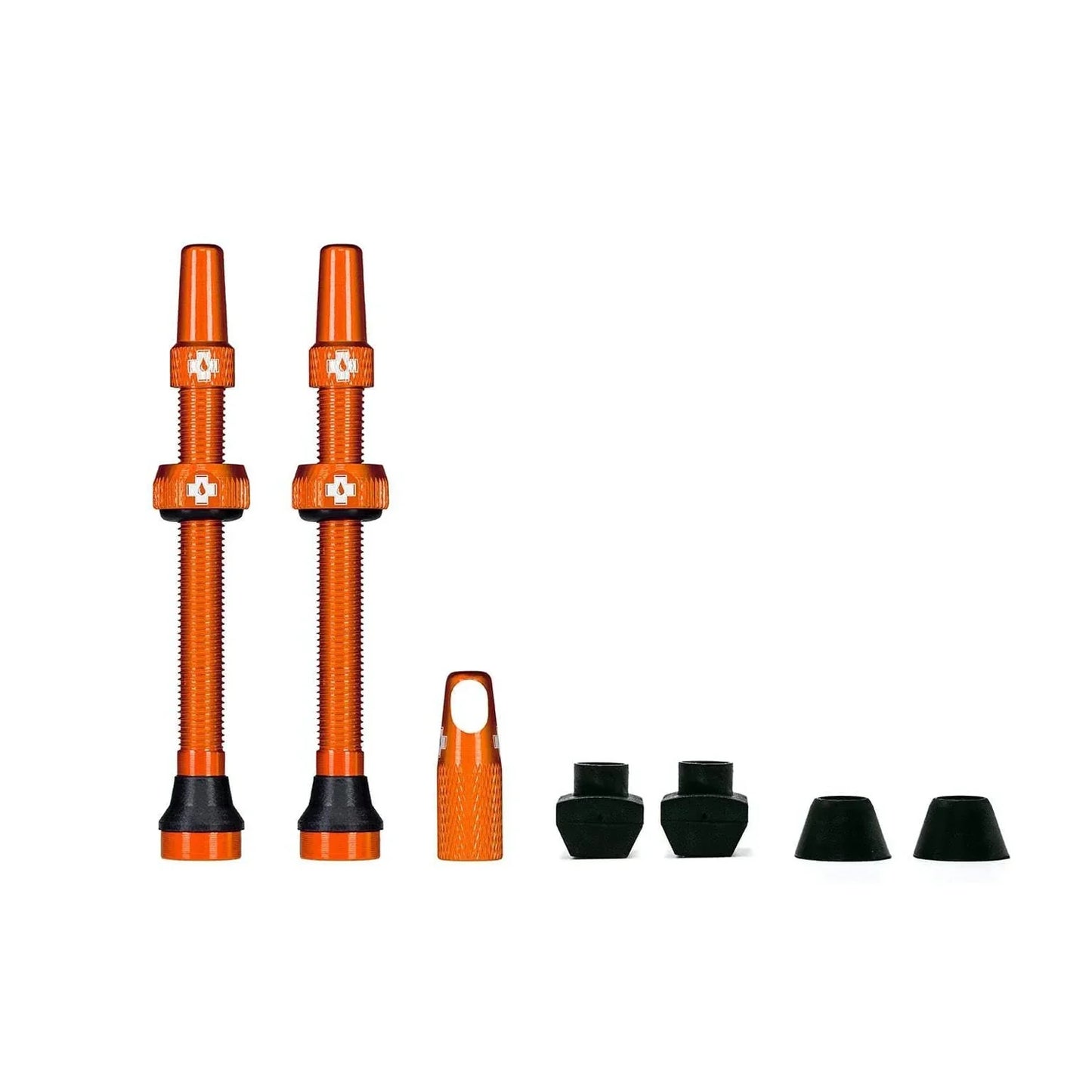 Kit Valvulas Tubeless Muc-Off 60mm Orange