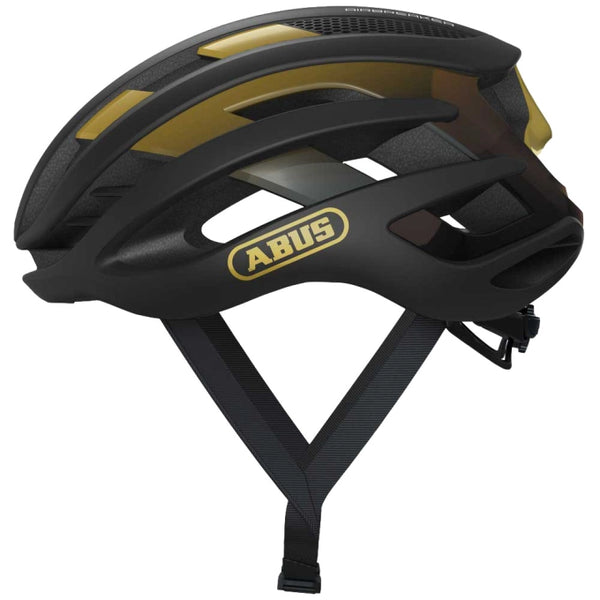 Casco Bicicleta Adulto AIRBREAKER Negro Dorado